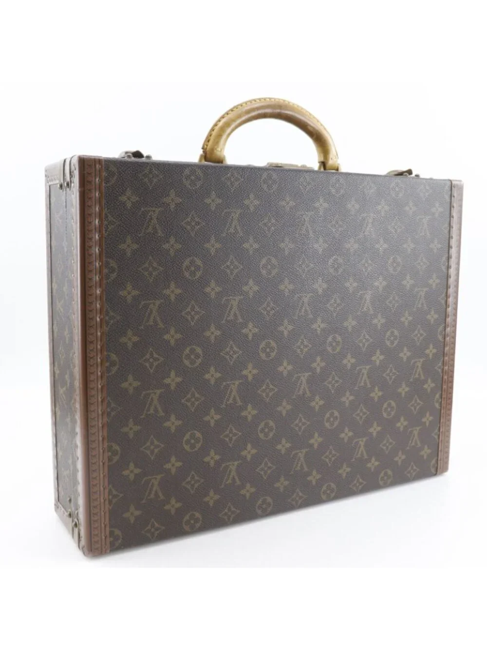 Louis Vuitton President Monogram Canvas Brown Trunk